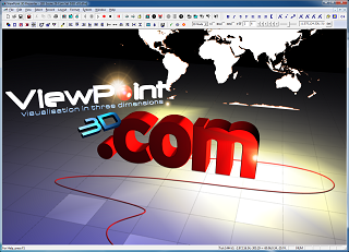 ViewPoint 3D animated scene with lighting effects